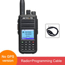 Retevis RT3S DMR数字对讲机业余无线电台对讲机专业业余双向无线电VHF UHF GPS APRS 5W