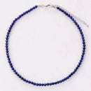2023 Simple 4MM Natural Stone Women Chokers Collar Necklace Steampunk Classic Bohemia Jewelry Femme Dropship