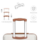 Kono Lightweight Cabin Suitcase - 20/24/28 Inch ABS Hard Shell, Fits EasyJet Under Seat, large-Compact Carry-On Trolley Case
