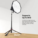 Ulanzi AT-05 2M Heavy Duty Light Stand Foldable Tripod with 1/4" Universal Mount for Photography Video Lights Cameras Livestream