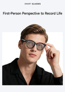 800W Pixel Camera Smart Glasses Video Recording AI Photo Recognition Bluetooth Call Voice Translation Sunglasses For Men Women