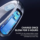 3000mA Portable Mini Hanging Neck Fan Bladeless Neckband Fan Digital Display Power Air Cooler USB Rechargeable Electric Fans