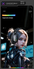 Wireless Gaming Headset: 2.4G/Wired/Bluetooth 3 Modes, Bendable HD Mic, Soft Ear Pads, Immersive Sound for PC/PS4/PS5 – Black