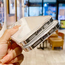 奢华透明防震手机壳，适用于 iPhone 15 14 13 12 Mini 11 Pro X XR XS Max 7 8 Plus SE，透明边框软 TPU 保护套