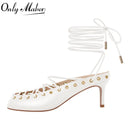 The Atelier Mule | Closed-Toe Kitten Heel Stiletto Summer Sandal