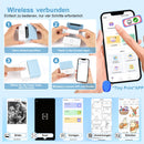 Mini HD Portable Label Thermal Printer Endurance Bluetooth Printer for Student Error Title Note Wrong Pocket Inkless Printing