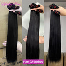 15A Double Drawn Hair Bundles Straight Vietnamese Raw Hair Bundles Human Hair Extensions 20 22 24 Inch Tissage Humain Hair