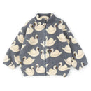 KS Winter Baby Girls Boys Lambswool Cherry Jackets Kids Clothes Sequin Cartoon Panda Outerwear for Boys Children's Coats 1-9Yrs