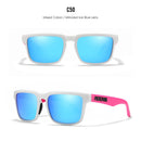 KDEAM Brand Hot Selling Square Polarized Men Sunglasses Brief And Fashion Design Leisure Women Shades Fishing Driving Glasses