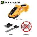 NEWBENY 2 IN 1 Electric Hedge Trimmer Handheld Cordless Lawn Mower Pruning Scissors Garden Power Tool For Makita Battery Pin