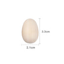 5PCS Unpainted Wooden Easter Eggs Fake for Easter Craft Ornament Kids DIY Decoration and Basket Fillers