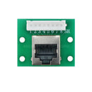 1Pcs RJ45 Adapter Board To XH2.54 Modular Ethernet Connector Adapter Network Interface + Breakout Board + Pin Header