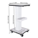 Elegant Trolley Cart: High-Grade Materials and Craftsmanship for Efficient, Stylish Workspace Organization