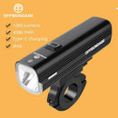 OFFBONDAGE Bicycle Light 1000Lumen Bike Headlight Power Bank Flashlight Handlebar USB Charging MTB Road Highlight
