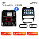 AWESAFE PX9 车载收音机 适用于 雷诺 Clio 4 2012-2019 无线 Carplay 屏幕 安卓自动立体声 GPS 导航 FM RDS BT SWC