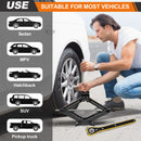 Car Tyre Changing Tools Kit Universal Scissor Jack 2 Ton Labor-Saving Scissor,with Hexagonal Lug Wrench for Cars/SUVS/Sedans