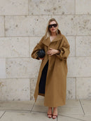 The Meridian | Oversized Belted Trench Coat for Women