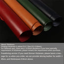 WUTA 30x60cm Top Quality New Waxed Bull Vegetable Tanned Leather Piece DIY Genuine Leather Material Full Grain Cowhide