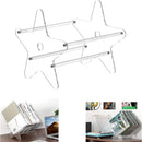 Acrylic Record CD Display Stand Rack Album Record Transparent Vinyl Five-Pointed Star Shape Home Storage Bracket Desktop 2024