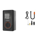 60W Wireless Portable Inflation Pump, 1800mAh Dual Battery, 5 Modes (Car/Bicycle/Motorcycle), LED, Auto Shut-Off, Type-C