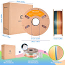 ERYONE New Arrival Silk Rainbow PLA 1KG Filament For 3D Printer/FDM ±0.03 1.75mm High Quality Filament Free Fast Shipping