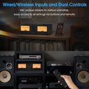 Nobsound VU3PRO Amplifier/Speaker Selector with VU Meter 2-IN-2-OUT Switcher Box
