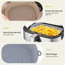 3Pcs/Lot Air Fryers Silicone Pot Chicken Basket Mat For AirFryer Oven Baking Tray Round Replacemen Grill Pan Accessories