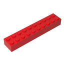 Gobricks 10PCS Bricks Parts 2 x 10 Compatible with 3006 92538 pieces of children's toys Assemble Building Blocks Technical