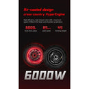 BOYUEDA S5电动滑板车 6000W电机 60V38AH电池 蓝牙APP连接 电动滑板车 智能NFC功能 11英寸越野轮胎