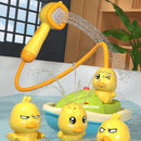 Baby Bath Toys Cute Duck Electric Water Spray Bathroom Bathing Toys Kids Bath And Shower Bathtubs Interactive Toddler Toys Gifts