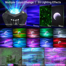 Star Lights Aurora Galaxy Moon Projector with Remote Control Sky Night Lamps Kids Adults Gift Bluetooth Music Speaker Home Decor