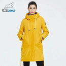 ICEbear 2023 new fall women's coat with a hood casual wear quality fashion autumn parka  brand clothing GWC20035D