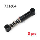 Technical Parts Hard Soft Spring Shock Absorber Building Blocks Compatible 79717  2909c03 95292c01 731c04 731c06 MOC Bricks Toy