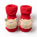 Kids Christmas Socks Children's Socks Girls Boys Non-slip Print Cotton Toddler Baby Socks Newborns Infant Short Socks Clothing