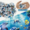 MINI 1000 Piece Jigsaw Puzzle for Adults Undersea World Made of Premium Paper Material Ideal Gift for Christmas New Year,Age 14+