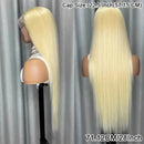 40Inch Straight Blonde 613 Blonde Human Hair Lace Frontal Wig 13x6 Transparent Blonde Lace Front Wigs Pre Plucked Human Hair Wig