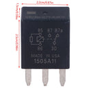 12V汽车继电器 SPDT 35A 12VDC 5引脚 G8V-RH-1C7T-R-DC12 G8VRH1C7TRDC12 2.5*2.2*1.5cm