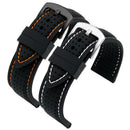 New Breathable Silicone Sports watchBand 18mm 20mm 22mm 24mm For any watch rubber Wrist strap Soft waterproof men's Accessories
