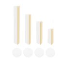 4PCS Foldable Wedding Cardboard Flower Columns,Cardboard Centerpiece Display,Cylinder Pedestal Stands For Wedding Birthday