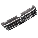 Tupliege Front Upper Grille Grill W/Chrome Trim Compatible With 2018-2020 VW Tiguan,Black,Replace