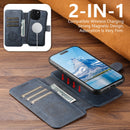 PU Leather Wireless Charging Card Holder Stand Wallet Magnetic Flip Cover Phone Case For iPhone 17 Pro Max 16 Plus 15 14 13 12
