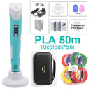 带20/30色PLA耗材的儿童3D打印笔，3D创意玩具儿童礼物，带便携包