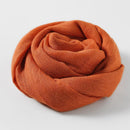 Solid Color Cotton Linen Scarf for Women Lady Literature Anti-sunburn Long Tassel Scarves Autumn Soft Gauze Wrap Shawls New
