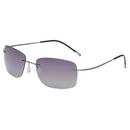 HDCRAFTER Super Light Titanium Rimless Polarized Sunglasses Big size 160mm Sun Glasses UV400 Gafas Men Myopia Optical Eyewear