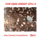 GPU RAM Copper Heat Sink For Radiator Memory Miner RTX 3060 3070 3080 3090 / 5600 5700 GPU Cooling Down 15-40 Degree Thermal Pad
