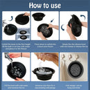 Protable Face Ice Bath Bowl for Facials Plunge Dipping Face Folding Ice Facials Washbasin Facials Skin Care Tool for Home Travel