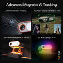 The Horizon Lock | AI-Powered 3-Axis Smartphone Gimbal with Face Tracking & Extension Rod