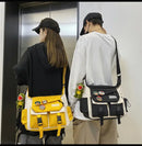 Harajuku Men Nylon Crossbody Bags for Women Messenger Bag Girls School Book Bags Youth Canvas Handbags Shoulder Bag Sac Bolsas