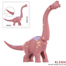 Brutal Raptor Building Jurassic Blocks World 2 MINI Dinosaur Figures Bricks Dino Toys For Children Dinosaurios Christmas