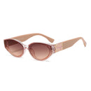 Glasses Stylish Fashion Designer Women Men Sunglasses Cute Oval Trending Shades Unisex Glamour Eyewear UV400